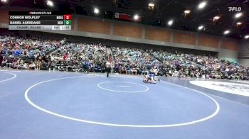 120 lbs Champ. Round 1 - Daniel Agredano, Reed vs Connor Wolfley, Moapa Valley