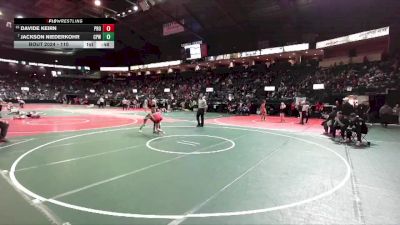 110 lbs Cons. Semi - Jackson Niederkohr, CPWA vs Davide Keirn, PROA