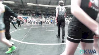 73 lbs Consi Of 16 #2 - Beau Detwiler, Cowboy Wrestling Club vs Ryker Roedenbeck, Tahlequah Wrestling Club