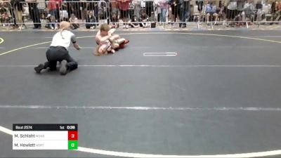 95 lbs Consi Of 16 #2 - Mason Schlaht, Monster Garage vs Max Hewlett, North Valley RTC