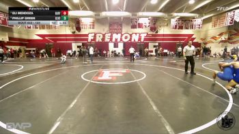 120 lbs Semifinal - Eli Mendoza, Gilroy vs Phillip Green, Clovis