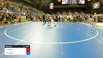 126 lbs Rnd Of 32 - Jackson Heslin, CT vs Antonio Mills, GA