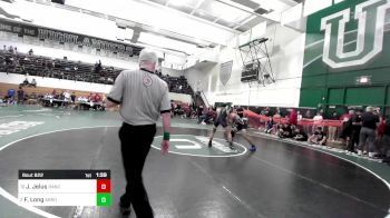 138 lbs Quarterfinal - Jake Jelus, Rancho Cucamonga vs Finnegan Long, Arroyo