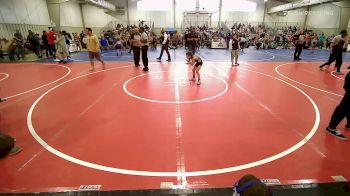 52 lbs Consi Of 8 #2 - Blake Ogdon, Spartan Wrestling Fort Smith vs Trey England, Locust Grove Youth Wrestling