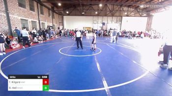 92 lbs Rr Rnd 1 - Tristen Kilgore, Warner Eagles Youth Wrestling vs Baylor Hall, Dark Cloud Wrestling Club