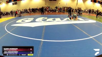 150 lbs Cons. Round 3 - Quinn Morrison, Virginia Team Predator vs Abai Beishembiev, Gunston Wrestling Club