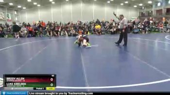 95 lbs Round 5 (6 Team) - Brody Allen, Wyoming Brown vs Luke Kibelbek, Tennessee White