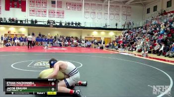 165 lbs Finals (8 Team) - Jacob Ebaugh, Saint Mark`s vs Ethan MacDonnell, Delaware Military Academy