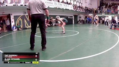 157 lbs Cons. Round 4 - Blake McDaniel, Galion vs Tait Dusseau, Oak Harbor