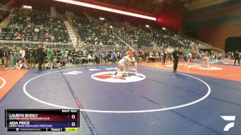 130-142 lbs Semifinal - Lauryn Bodily, Eastside United Wrestling Club vs Adia Price, Green River Grapplers Wrestling