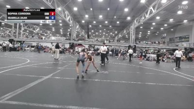 64 lbs Round 3 - Sophia Cordoba, Cordoba Trained vs Isabella Zaak, Pride WC