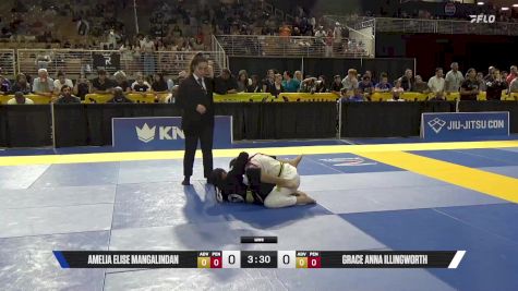 Grace Anna Illingworth vs Amelia Elise Mangalindan 2025 Pan Kids Jiu-Jitsu IBJJF Championship