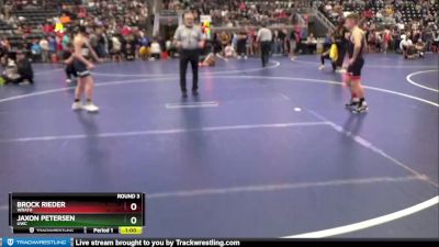 95 lbs Round 3 - Jaxon Petersen, UWC vs Brock Rieder, Wrath