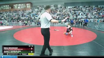 62 lbs Quarterfinal - Quincy Nanquilada, Mat Demon Wrestling Club vs Beau Bradshaw, Sandpoint Legacy Wrestling Club