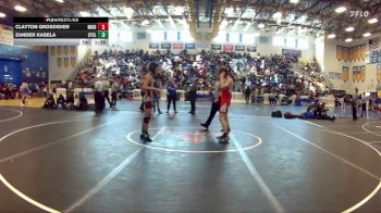 132 lbs Champ. Round 2 - Zander Kabela, St Cloud vs Clayton Grosdidier, Middleburg