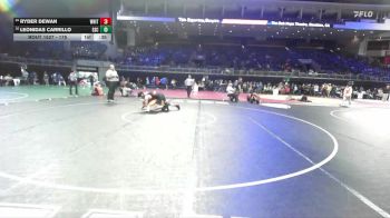 175 lbs Cons. Round 2 - Leonidas Carrillo, Escalon vs Ryder Dewan, Whitney