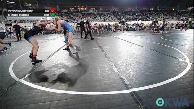 110 lbs Quarterfinal - Peyton Mcelfresh, Noble Takedown Club vs Charlie Turner, Cowboy Wrestling Club
