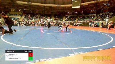 76 lbs Round Of 16 - Casen Becker, Black Fox Academy vs Colt Rosentreter, Purler Wrestling Academy (PWA-NWA)