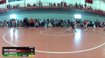 117 lbs Cons. Round 2 - Lexis Ziebarth, Gopher Wrestling Club vs Macy Fordyce, Red Hawk Wrestling Academy