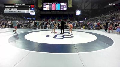 126 lbs Champ. Rd Of 64 - Breidyn Ralls, AZ vs Brody Weimer, IN