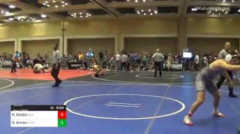 Match - Kobe Dobbs, Reign Wrestling vs Samuel Brown, Canyon Springs Wrestling