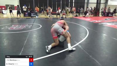 79 kg Round Of 64 - Sergio Montoya, Beaver Dam RTC vs Drew Clearie, Brown Regional Training Center