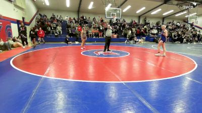 138 lbs Quarterfinal - Madyn Novosad, Bixby HS Girls vs Sophie Reese, Perry Girls Wrestling Club