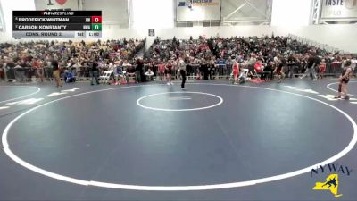 86 lbs Cons. Round 3 - Broderick Whitman, Xtreme Wrestling vs Carson Konstanty, NWAA