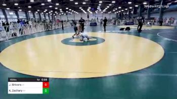 182 lbs Consolation - James Shivers, AK vs Keno Zachary, NY