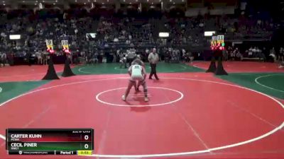 157 lbs Cons. Round 3 - Cecil Piner, XWC1 vs Carter Kuhn, PCWA