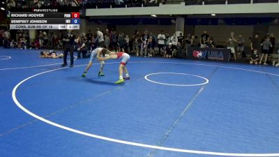 74 lbs Cons. Sub-rd Of 16 - Richard Hoover, Pennsylvania vs Dempsey Johnson, ISI Wrestling Club