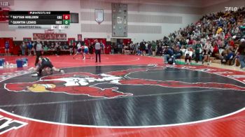 160 lbs Quarterfinal - Quintin Lewis, Fulda-Murray Cty Central vs Taytan Nielsen, Kerkhoven-Murdock-Sunburg