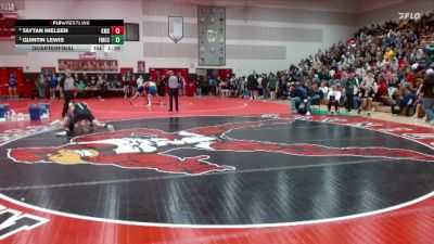 160 lbs Quarterfinal - Quintin Lewis, Fulda-Murray Cty Central vs Taytan Nielsen, Kerkhoven-Murdock-Sunburg