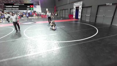 73 lbs Cons. Round 2 - Gabriel Wright, Northwestern vs Mason Tischer, Mauston Talons Wrestling Club