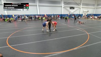 215 lbs Champ. Round 1 - Luke Boersma, Unattached vs Quinton Ortegon, Unattached