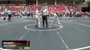 110 lbs Round 2 (6 Team) - Cruz Enderle, Greater Heights vs Declyn Leschnik, Ridge Wrestling Club
