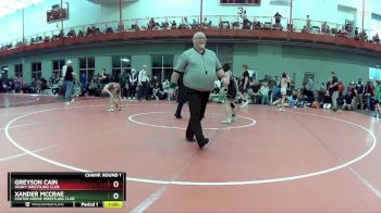 80 lbs Champ. Round 1 - Greyson Cain, Husky Wrestling Club vs Xander McCrae, Center Grove Wrestling Club