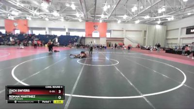 184 lbs Cons. Round 4 - Roman Martinez, Wesleyan (CT) vs Zach Swyers, RIT