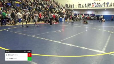 127 lbs R-16 - Logan Stewart, Reynolds vs Greyson Music, Bishop McDevitt