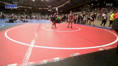 105 lbs Semifinal - Dax Culie, Wagoner Takedown Club vs M'Kai Brown, Pitbull Wrestling Academy