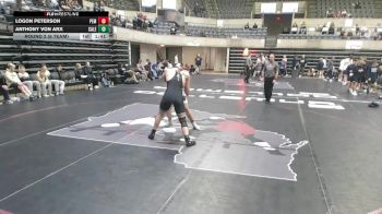 285 lbs Round 2 (6 Team) - Logon Peterson, Plainview-Elgin-Millville, MN vs Anthony Von Arx, Caledonia, MN
