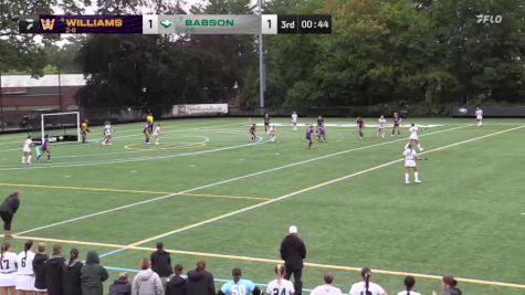 Replay: Williams College vs Babson | Sep 7 @ 1 PM