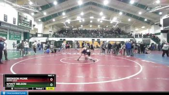 140 lbs Cons. Round 2 - Wyatt Nelson, Fremont vs Bronson Munk, Nampa West