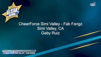 CheerForce Simi Valley - FAB FANGZ [2026 L4 Junior Day 1] 2026 UCA & UDA All Star Nationals