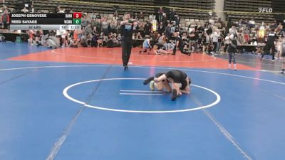 57 lbs Rr Rnd 1 - Joseph Genovese, Barn Brothers Wrestling Academy vs Reed Savage, Wrecking Crew Wrestling Academy - ESC