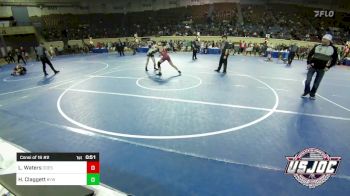 126 lbs Consi Of 16 #2 - Lake Waters, ODESSA YOUTH WRESTLING vs Hudson Claggett, Bristow Youth Wrestling