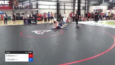 92 kg Round Of 64 - Dylan Meiners, Bees Wrestling Club vs Matthew Zuber, Northern Illinois RTC