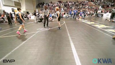 80 lbs Consi Of 8 #1 - Hayden Williams, Locust Grove Youth Wrestling vs Easton Vann, Bartlesville Wrestling Club
