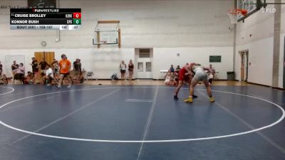 159-167 lbs Cons. Round 2 - Cruise Brolley, Washington vs Konnor Bush, Camp Point Central