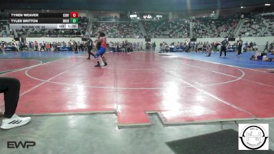 161 lbs Round Of 32 - Tyren Weaver, Central Middle School vs Tyler Britton, Broken Arrow